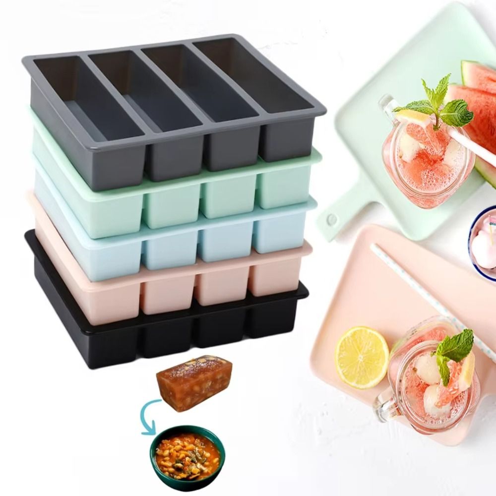 Serving Tray Mold - Nowe 4-komorowe, duże formy do zamrażania
