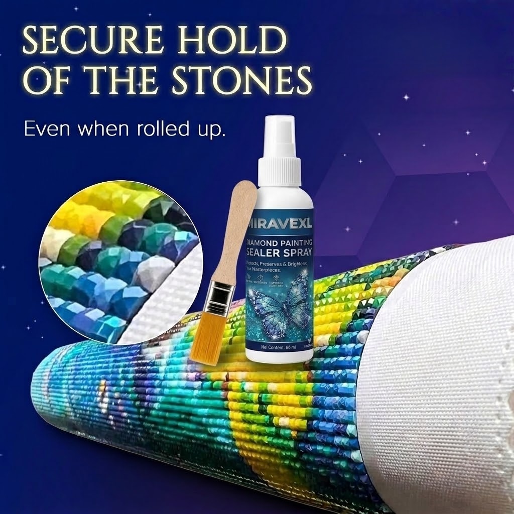 Resin Glitter Pack - Profesjonalny zestaw do malowania diamentami: spray