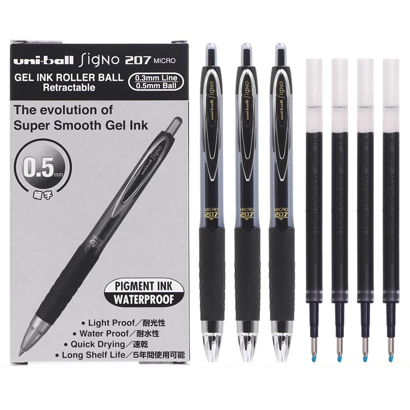 uni-ball 61256 Signo Gel 207 W – Pentel Pen Energel recenzja i cena
